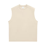 Solid Color Crew Neck Sleeveless Tee 7.2oz