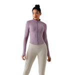 Tailored Fit Thumbhole Full-Zip Jacket