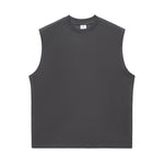 Solid Color Crew Neck Sleeveless Tee 7.2oz