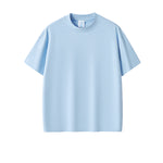 Solid Color Crew Neck Basic Tee 7.2oz