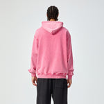Washed Faded Kangaroo Pocket Hoodie