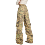 Relaxed Fit Streetwear Camo Cargo Pants