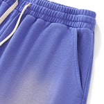 Pantalones cortos lavados con tinte en aerosol de peso pesado