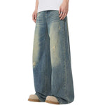 Vaqueros rectos rotos Whisker