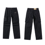 Unisex Wide-Leg Cotton Cargo Pants