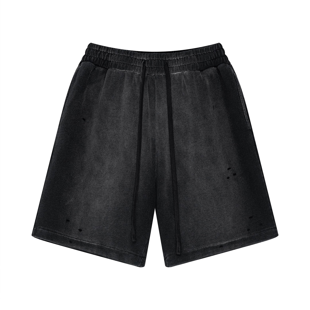 Washed Faded Distressed Shorts