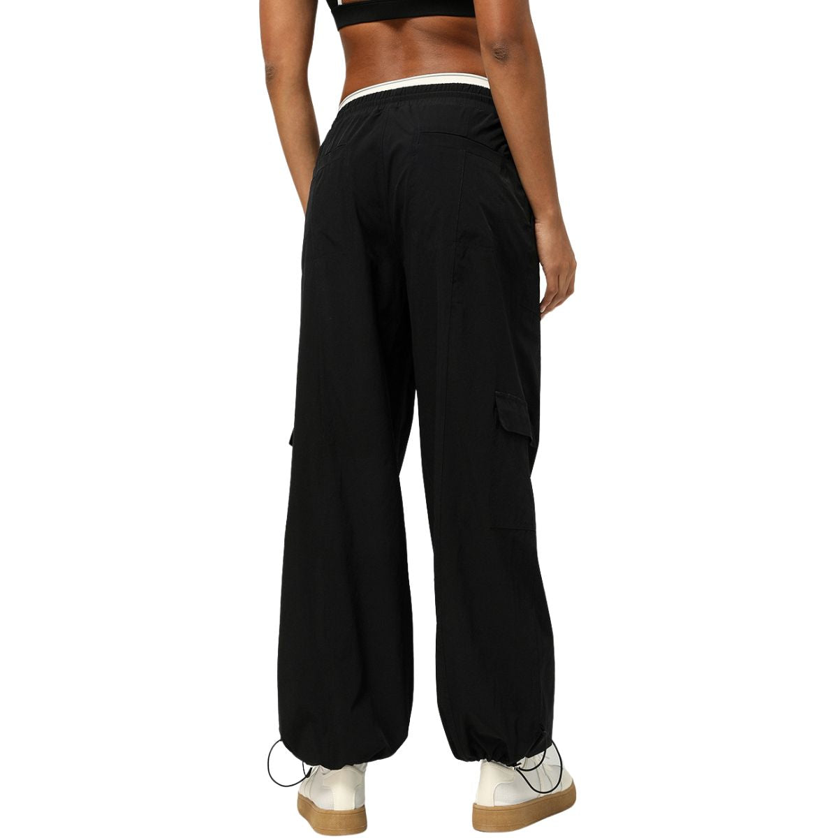 Relaxed-Fit Parachute Cargo Pants