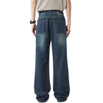 Elasticated Waist Classic Straight Leg Jeans