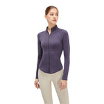 Solid Color Tailored Fit Full-Zip Jacket