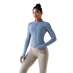 Tailored Fit Thumbhole Full-Zip Jacket