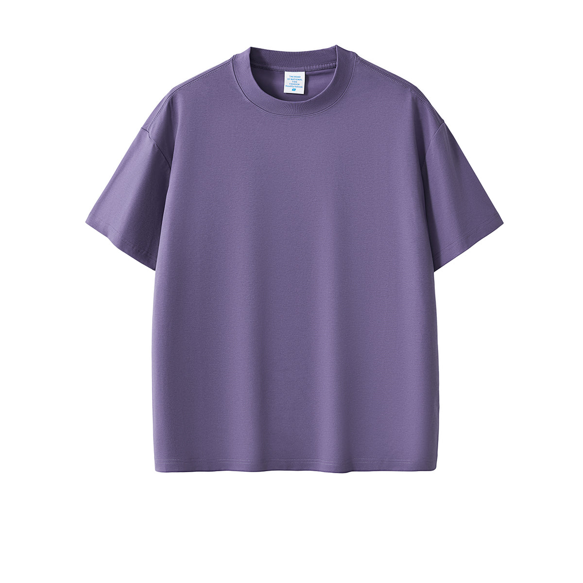 Solid Color Crew Neck Basic Tee 7.2oz