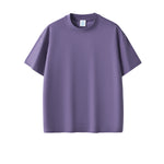 Solid Color Crew Neck Basic Tee 7.2oz