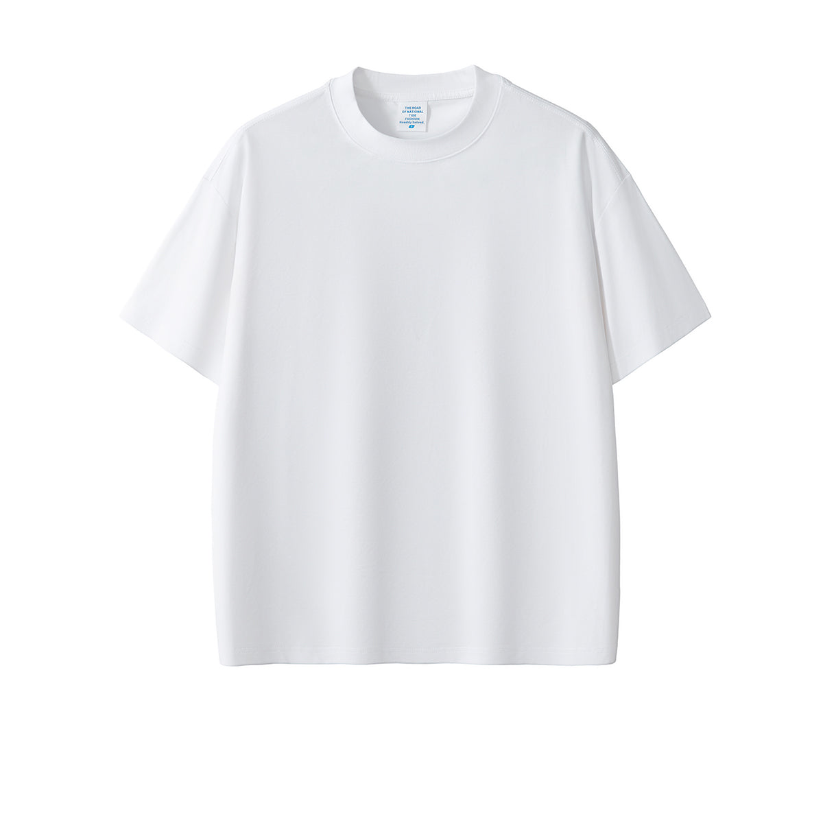 Solid Color Crew Neck Basic Tee 7.2oz