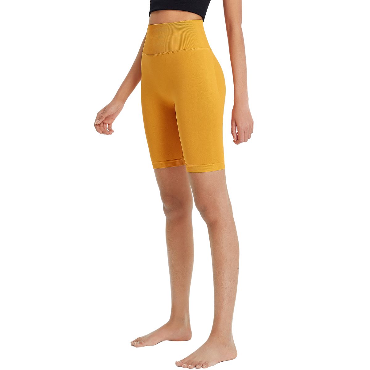 Seamless Butt-Lift Mid-Thigh Leggings