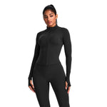 Tailored Fit Thumbhole Full-Zip Jacket