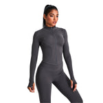 Tailored Fit Thumbhole Full-Zip Jacket