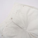 White Baggy Bermuda Denim Shorts