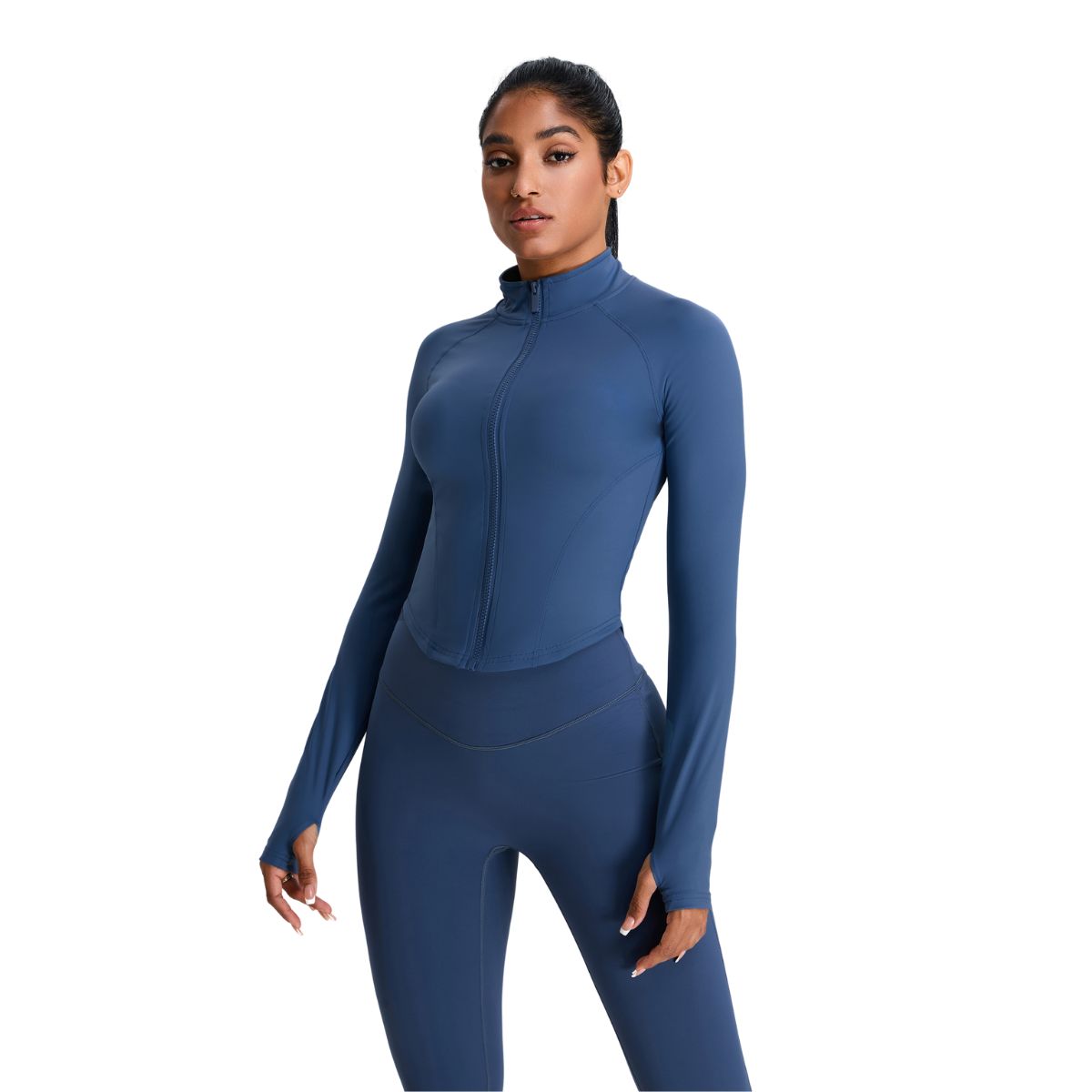 Women's Curved Hem Full-Zip Jacket