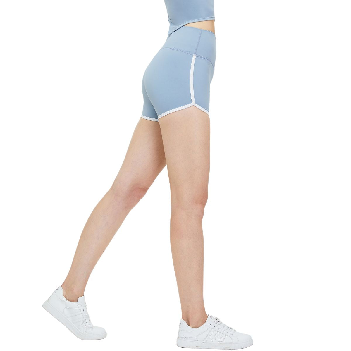 High-Waisted Ringer Yoga Shorts