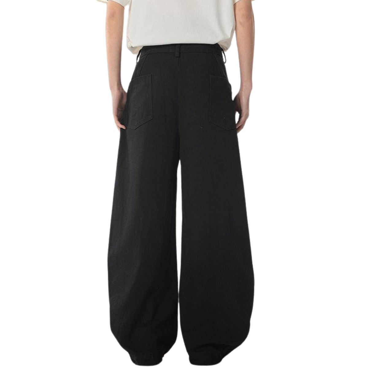Unisex Summer Barrel Leg Cotton Trousers