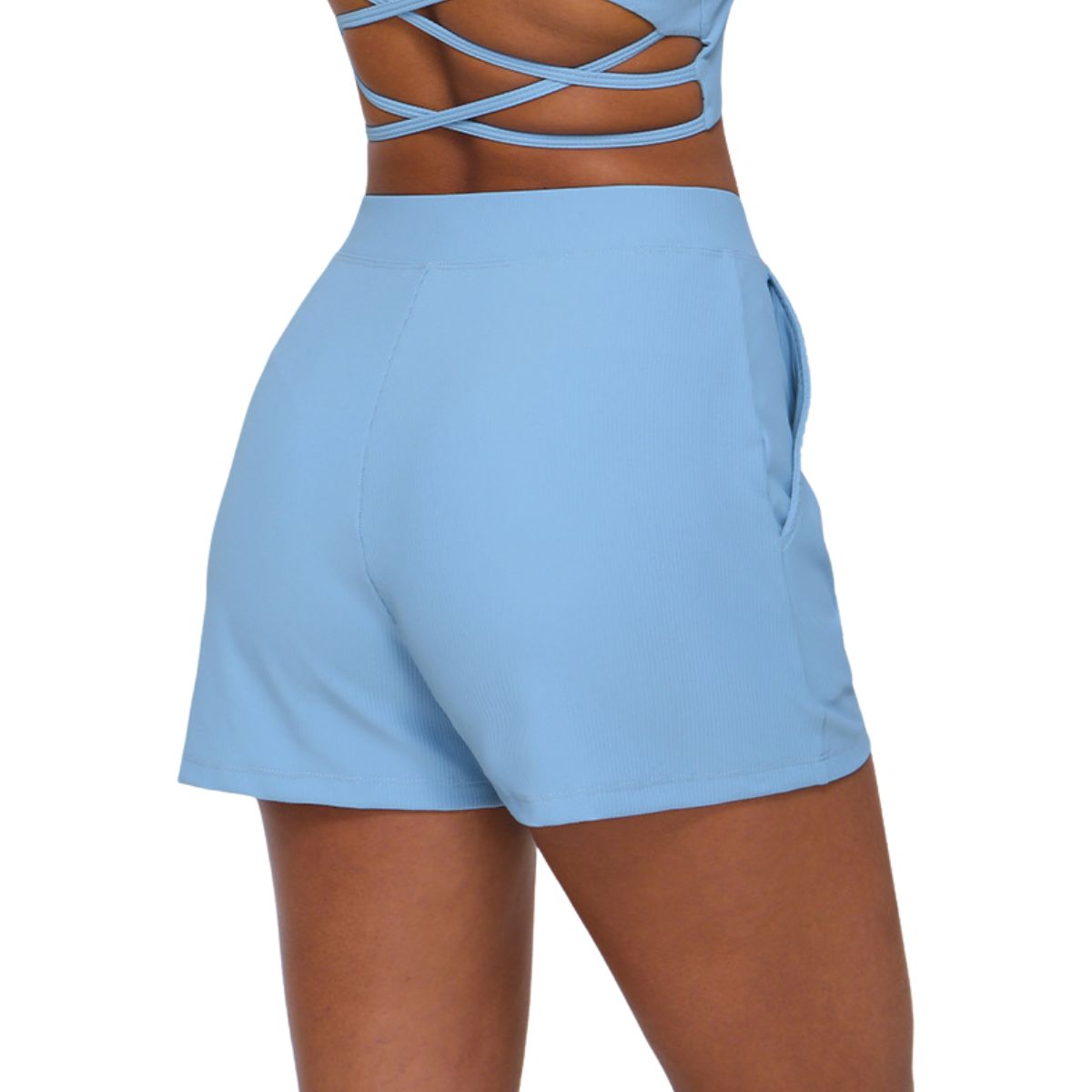 Women's Relaxed-Fit Ribbed Shorts
