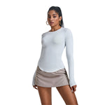 Quick-Dry Slim-Fit Long-Sleeve Tee