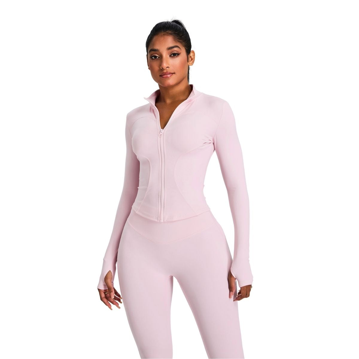 Tailored Fit Thumbhole Full-Zip Jacket