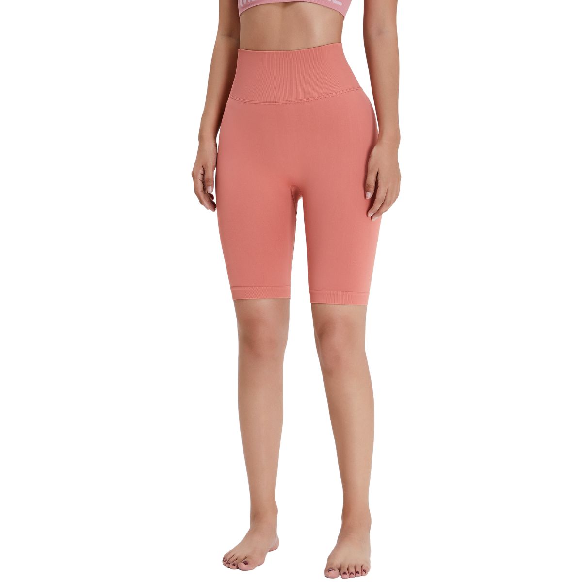 Seamless Butt-Lift Mid-Thigh Leggings