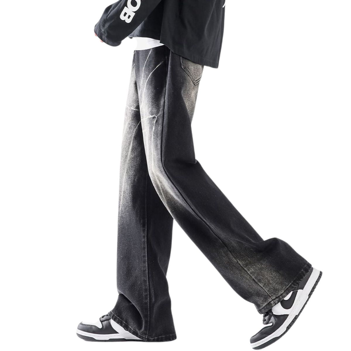 Electric Tie-Dye Baggy Denim Jeans