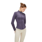 Solid Color Tailored Fit Full-Zip Jacket