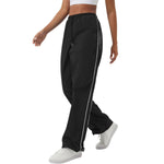 Women's Solid Relaxed-Fit Track Pants