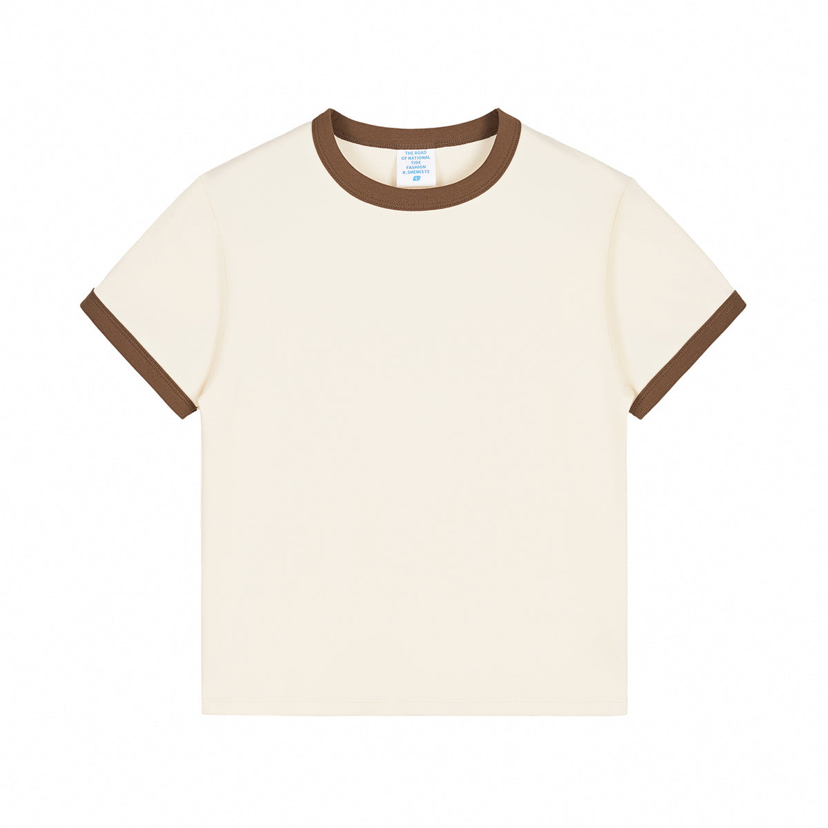 Camiseta Ringer de corte clásico para mujer de 6.9 oz