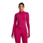 Tailored Fit Thumbhole Full-Zip Jacket