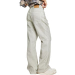 Risen Jeans Distressed Dirty White Denim Jeans