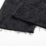 Risen Jeans Rhinestone & Rope Embroidery Straight Leg Jeans