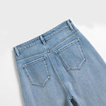 Risen Jeans Floral Embroidered Pearl-Beaded Cut-Out Jeans