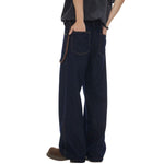 Pantalones vaqueros rectos con orillo