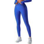 Solid Color V Waist Yoga Leggings