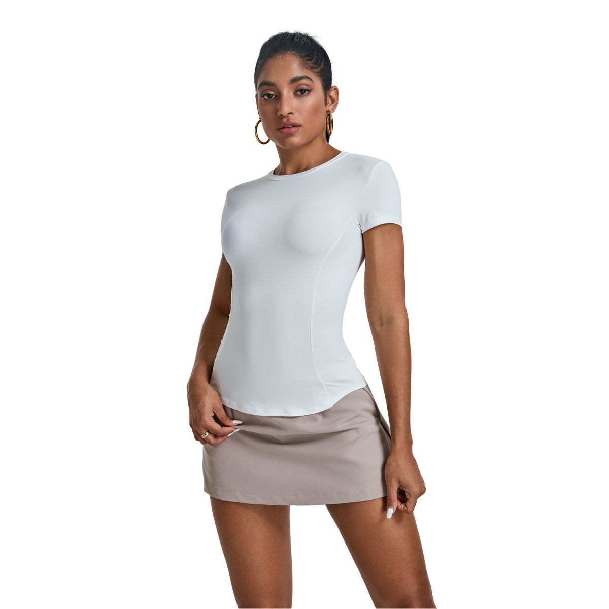 Quick-Dry Slim Fit Crewneck Tee