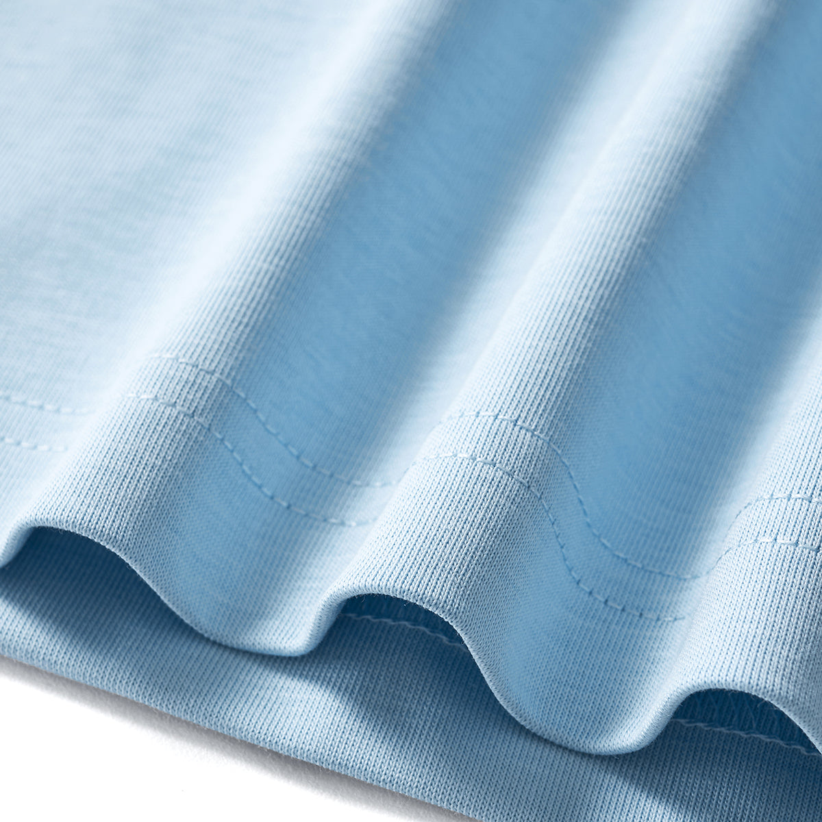 Solid Color Crew Neck Basic Tee 7.2oz