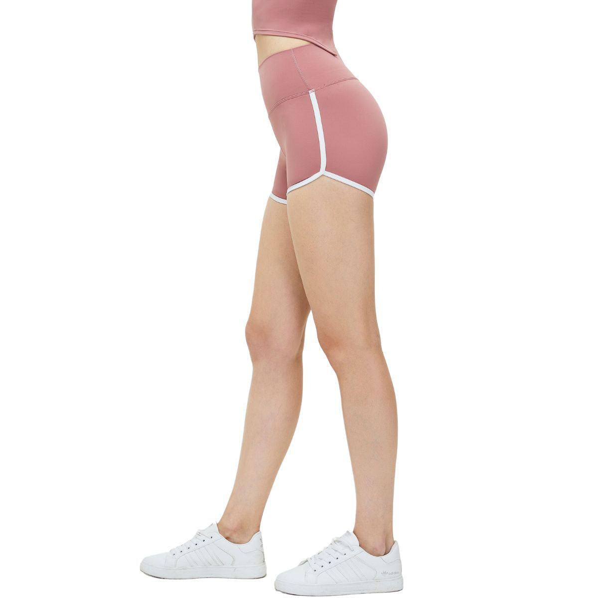 High-Waisted Ringer Yoga Shorts