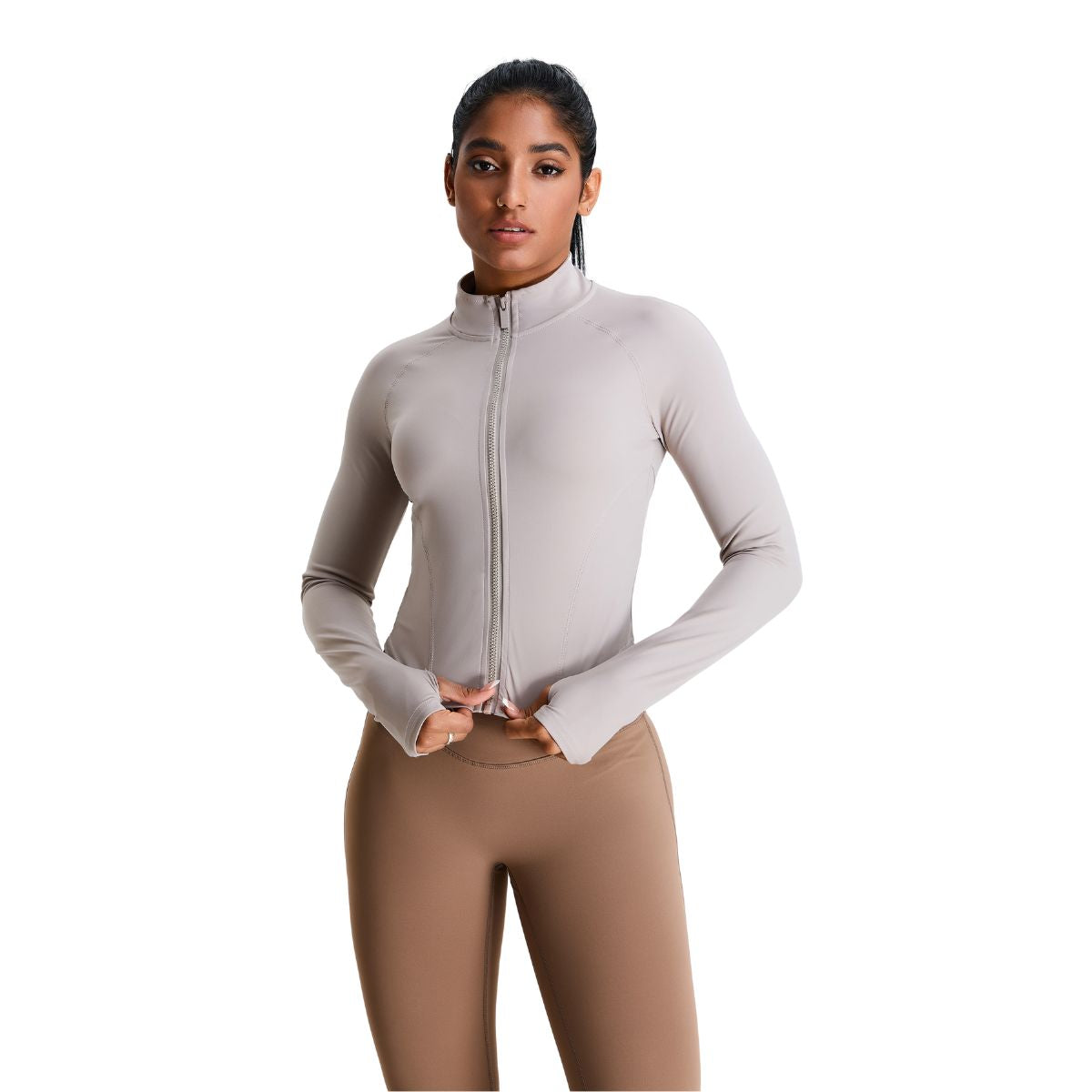 Women's Curved Hem Full-Zip Jacket