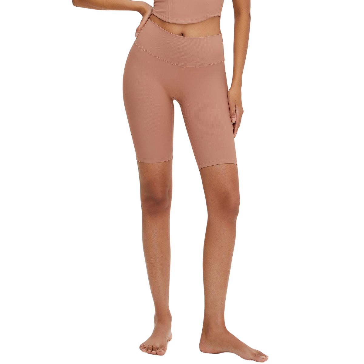 High-Waisted Quick Dry Mid-Thigh Leggings