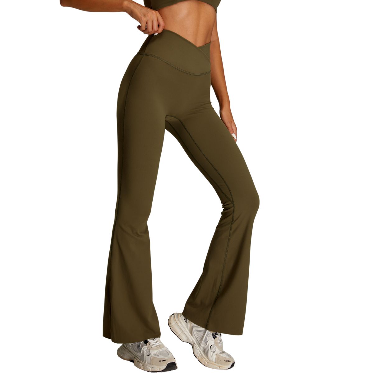 Women's Crossover Bootcut Leggings