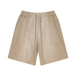 Washed Faded Distressed Shorts
