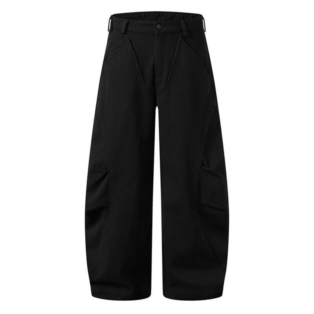 Unisex Summer Barrel Leg Cotton Trousers