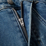 Risen Jeans Floral Embroidered Cut-Out Baggy Jeans