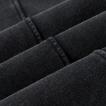 Streetwear Distressed Curved Panel Straight-Leg Pants
