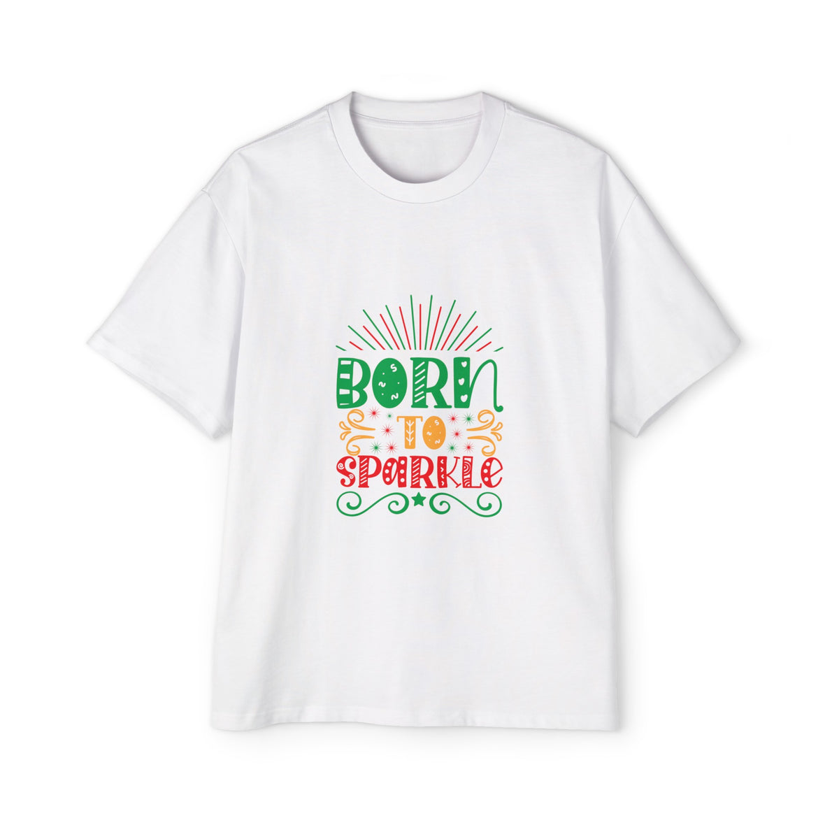 Born To Sparkle Graphic Tee-INNBLAC Fashion Apparel