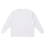 Solid Color Mock Layered Sleeves Sweatshirt